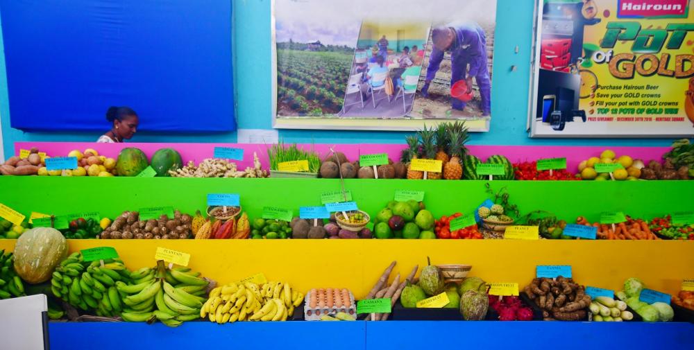 Los productos agrícolas y pesqueros exportados fueron 42, entre los cuales figuran tubérculos, vegetales, frutas, especias y langostas.