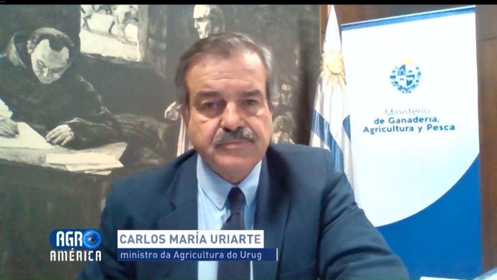 El ministro dio detalles sobre la producción agropecuaria uruguaya que ponen sobre la mesa su demostrado compromiso con la sostenibilidad ambiental.