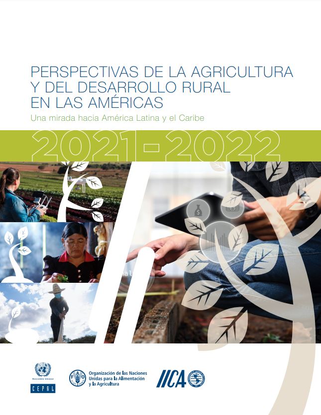Portada del informe Perspectivas de la Agricultura y del Desarrollo Rural en las Américas, una mirada hacia América Latina y el Caribe.