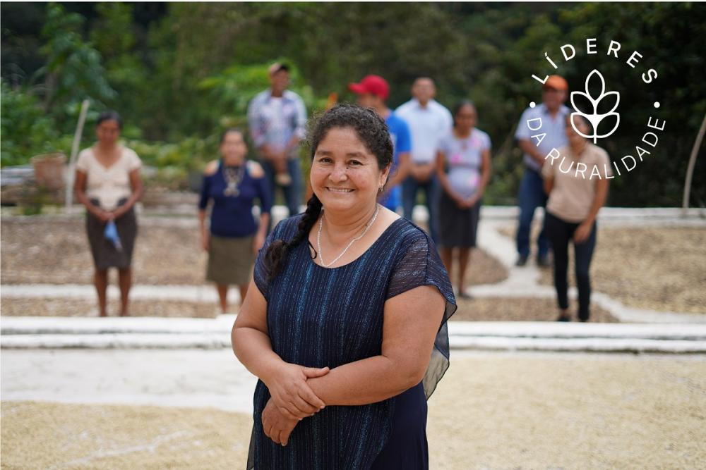 Elvia Monzón, productora de Café en San Antonio Huista, Guatemala.