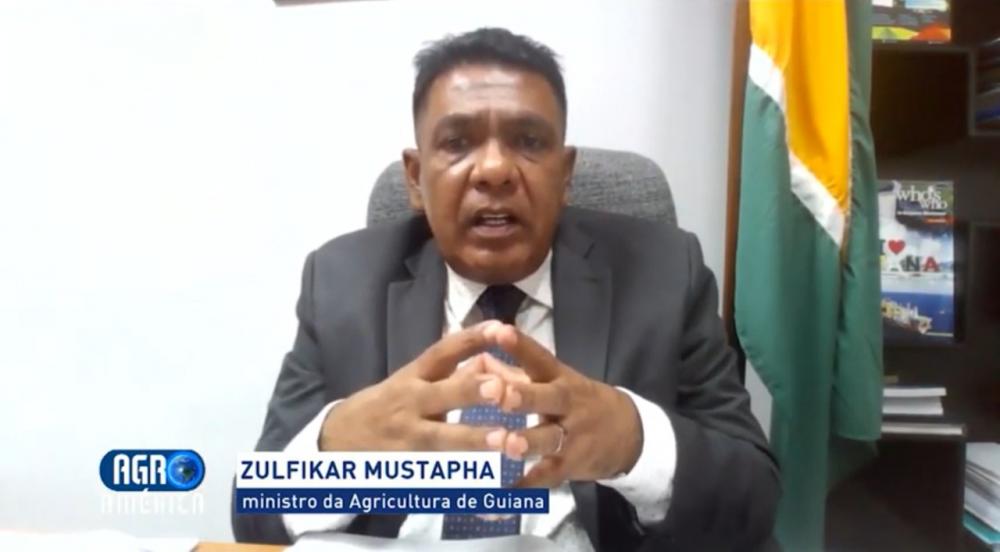 El ministro de Agricultura guyanés, Zulfikar Mustapha, se refirió de esa manera a las perspectivas agrícolas de su país durante una entrevista que concedió, desde Georgetown, al programa Agro América, que se emite por el canal brasileño de TV Agro Mais.